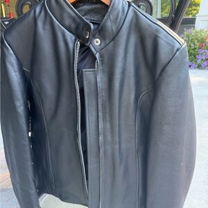 Hot leather women’s jacket